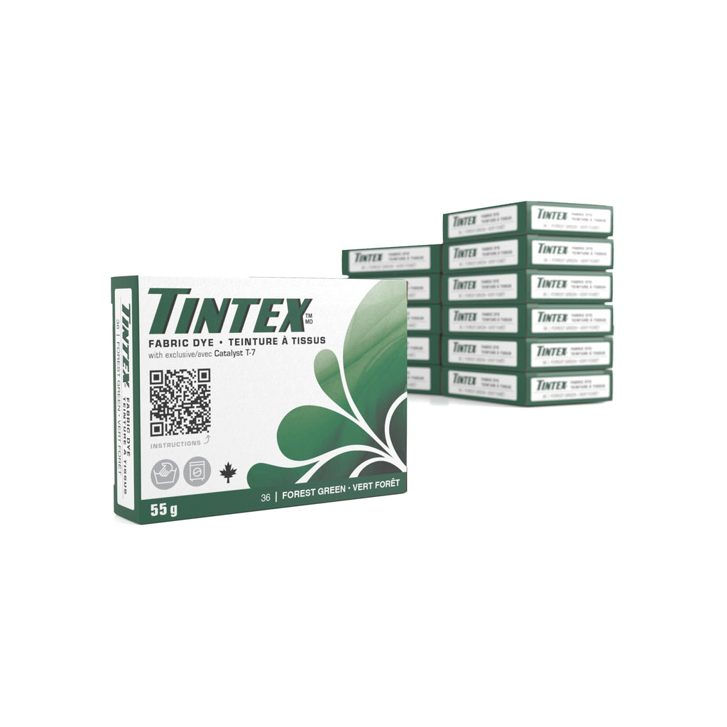 12 Pack Forest Green 36 Tintex Fabric Dye